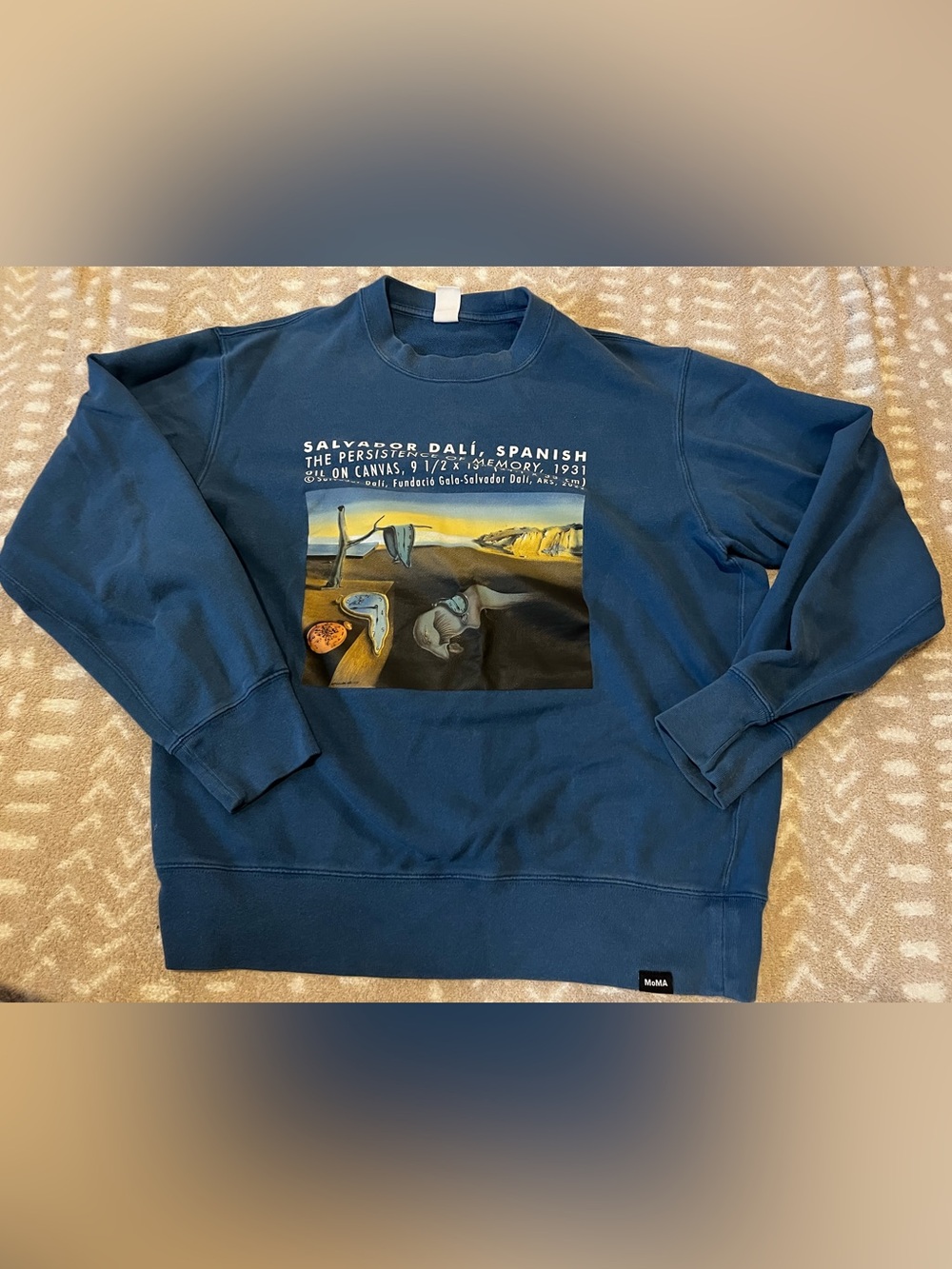 MoMA Salvador Dalí 'The Persistence of Memory' Blue Graphic Tee